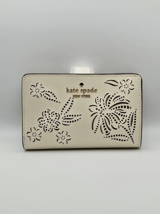 kate spade Handbags - kate spade NIB Madison Medium Compact Bifold Wallet In Meringue